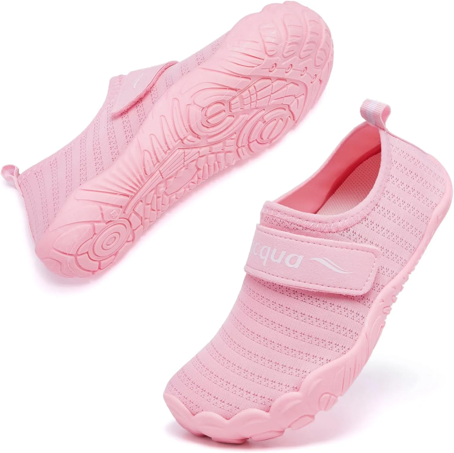 Racqua Kids Water Shoes Non-Slip Beach Shoes Outdoor Breathable Swim Shoes Quick Dry Lightweight Pool Aqua Shoes Boys Girls(Little Kid/Big Kid)