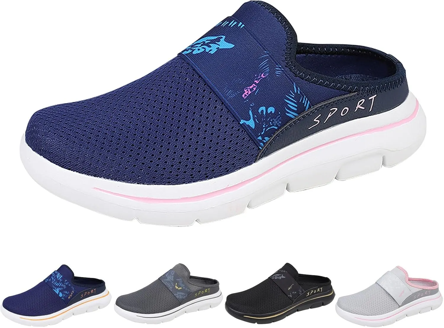 Running Shoes for Women Flat Feet Ladies Shoes Casual Women's Fashion Sneakers Running Gym Tennis Athletic Mesh Steel Toe Tennis Shoe Loafers Dress Shoe