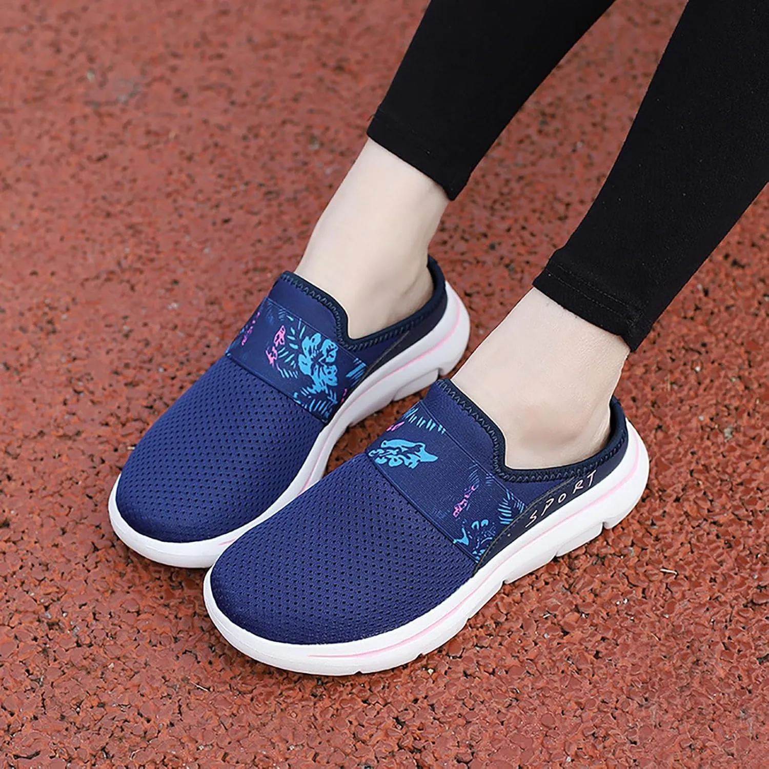 Running Shoes for Women Flat Feet Ladies Shoes Casual Women's Fashion Sneakers Running Gym Tennis Athletic Mesh Steel Toe Tennis Shoe Loafers Dress Shoe