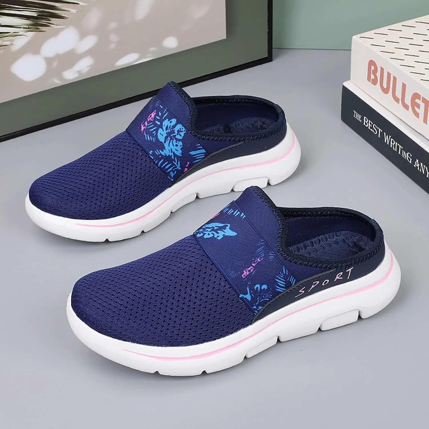 Running Shoes for Women Flat Feet Ladies Shoes Casual Women's Fashion Sneakers Running Gym Tennis Athletic Mesh Steel Toe Tennis Shoe Loafers Dress Shoe
