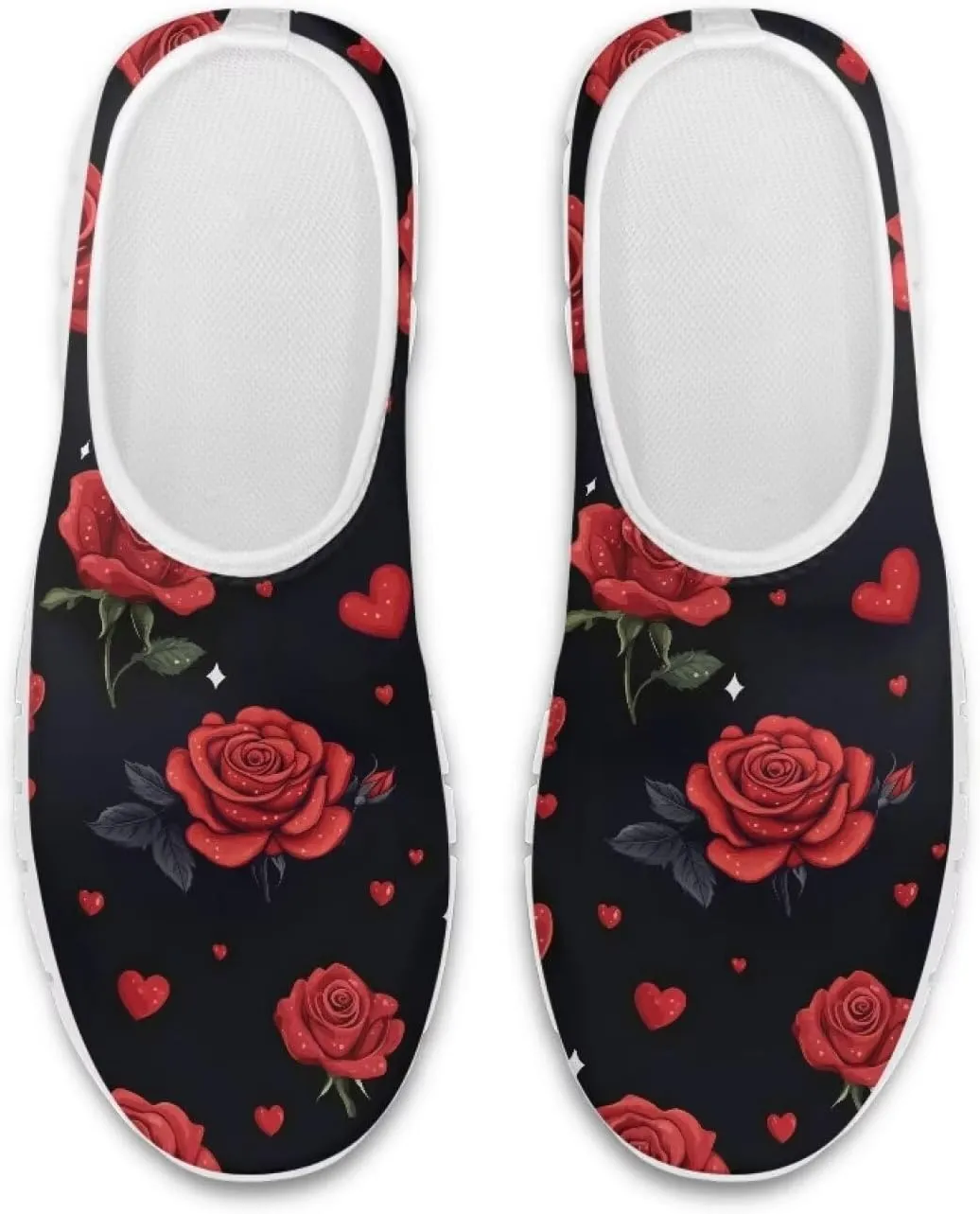 Running Shoes for Womens Mother Fashion Travel Walking Sneakers Soft Slip Ons Gym Loafers for Nursing Work Size 5.5-11.5 White Sole