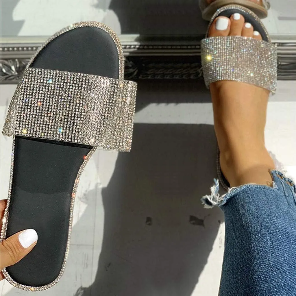 Sandals for Women Flat,Comfy Sandals Ladies Fashion Leopard/Zebra/Snake Pattern Flat Heel Slip On Sandals with Zipper