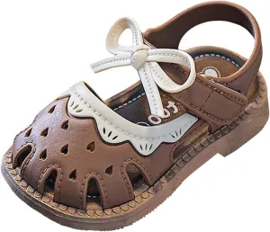 Shoes Summer Girls Breathable Sandals Soft Bottom Non Slip Baby Walking Shoes Hollow Sandals Toddler Big Girls