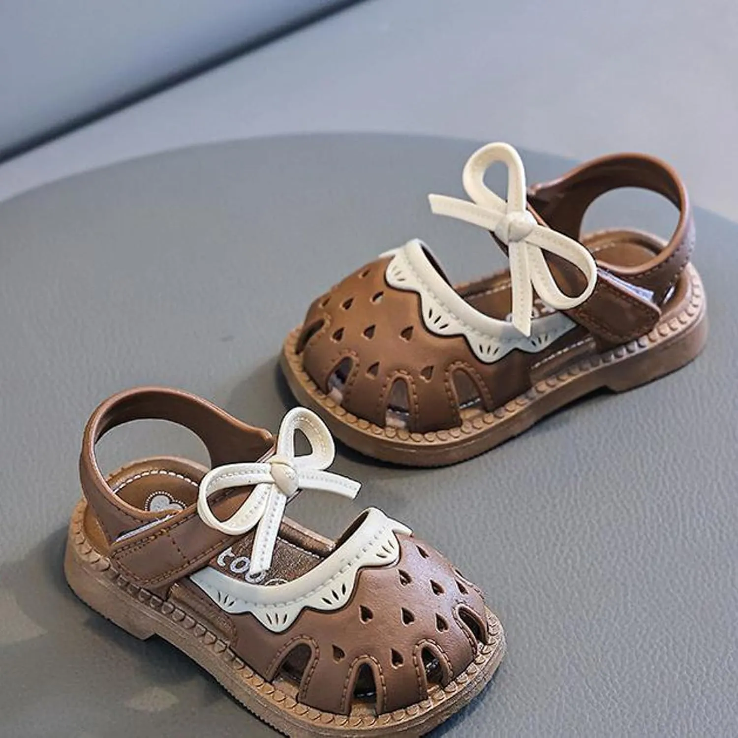 Shoes Summer Girls Breathable Sandals Soft Bottom Non Slip Baby Walking Shoes Hollow Sandals Toddler Big Girls