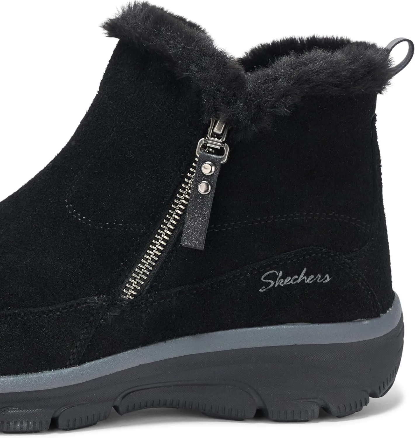 Skechers Women's Easy Going-Cool Zip Ankle Boot