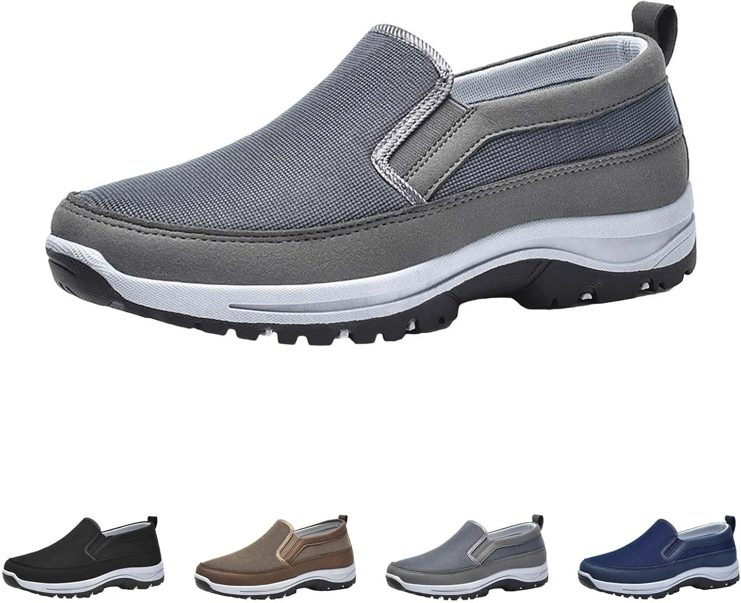 Slip On Shoes Women Sneakers for Women Clearance Women Loafers Closed Back Lightweight Breathable Women's Christmas Shoes Women's Wide Loafers