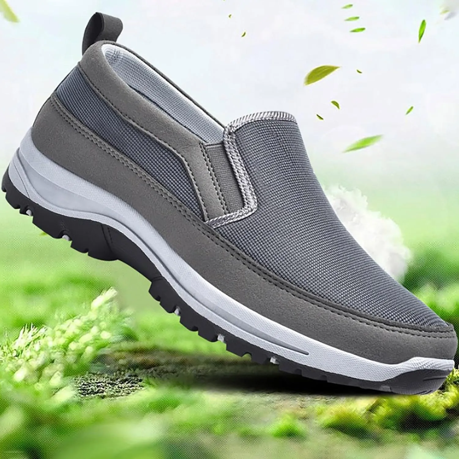 Slip On Shoes Women Sneakers for Women Clearance Women Loafers Closed Back Lightweight Breathable Women's Christmas Shoes Women's Wide Loafers