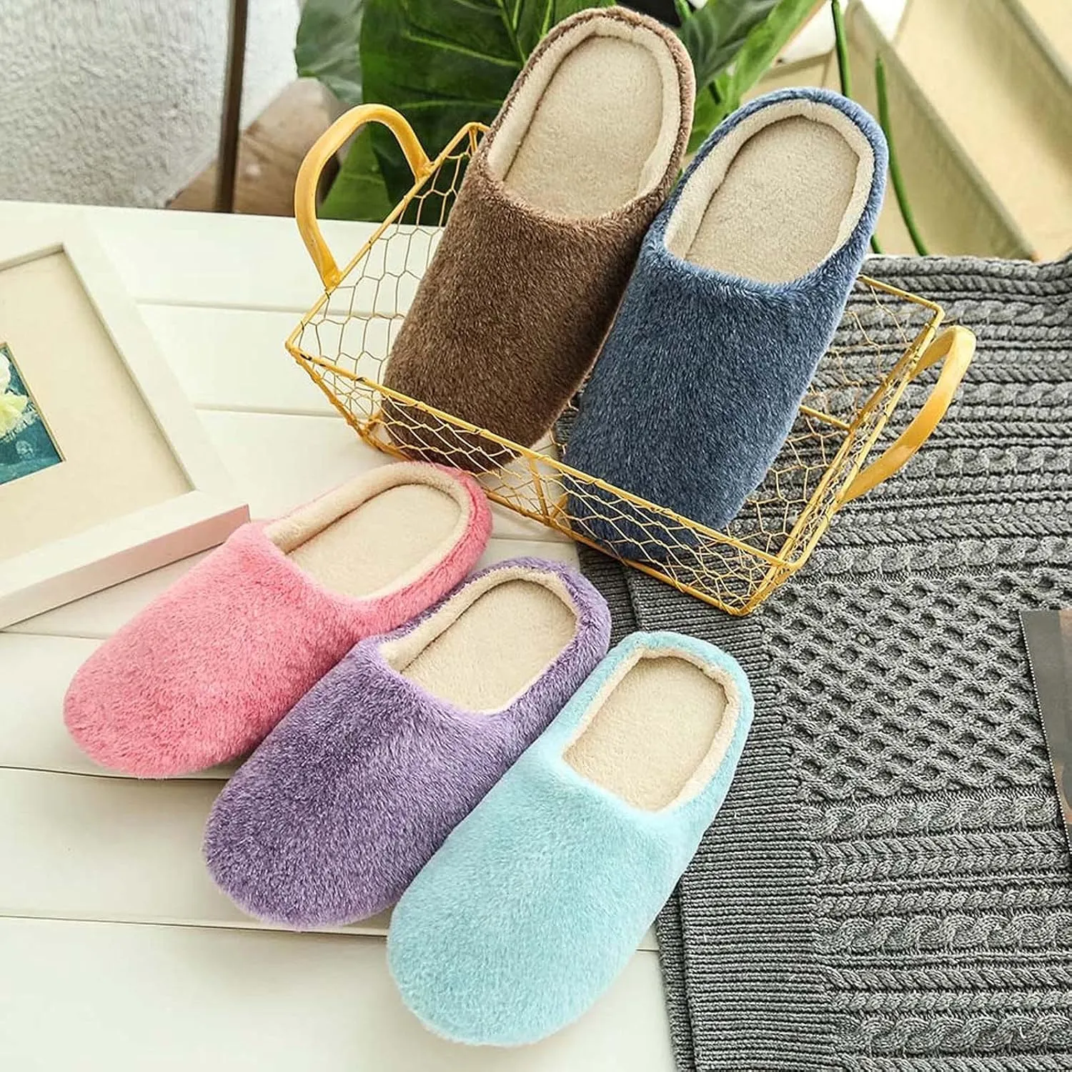 Slippers for Women Indoor Breathable Slip on Platform Flip Flops Roman Pluse Size Summer Beach Sandals