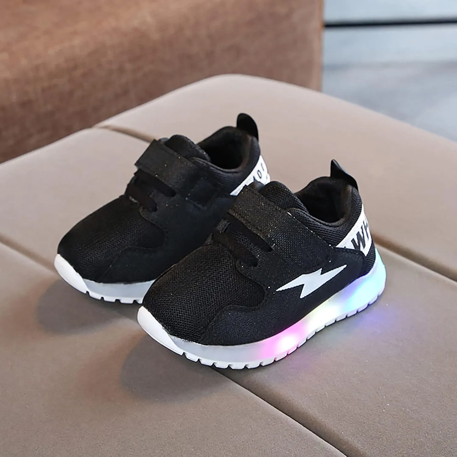 Sneakers for Girls Boys Kid Shoes with LED Light Up Shoes Shiny Toddler Sneakers Light Up for Christmas Birthday