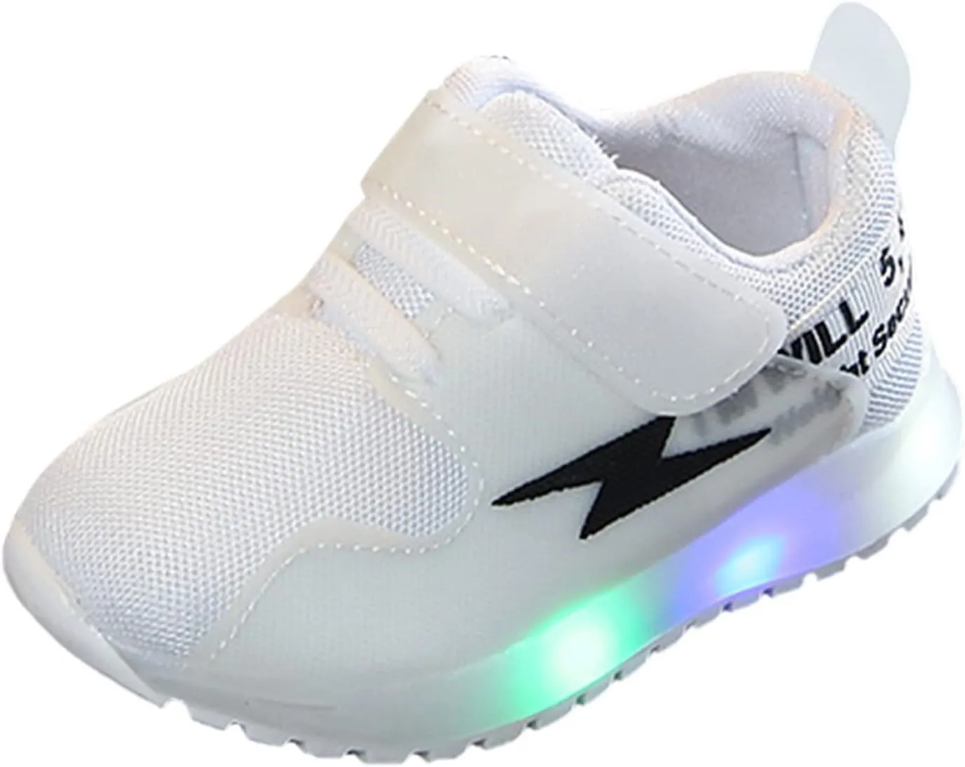 Sneakers for Girls Boys Kid Shoes with LED Light Up Shoes Shiny Toddler Sneakers Light Up for Christmas Birthday