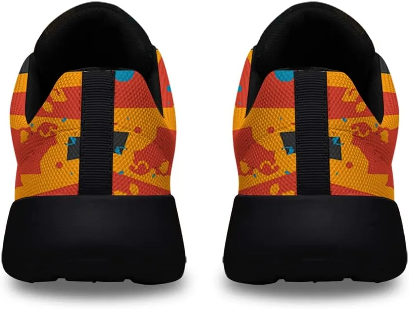 Sonzj-II Graffiti Shoes,Unisex Adult Cool Urban Funky Street Art Running Sneakers,Trippy Psychedelic Tennis Shoes