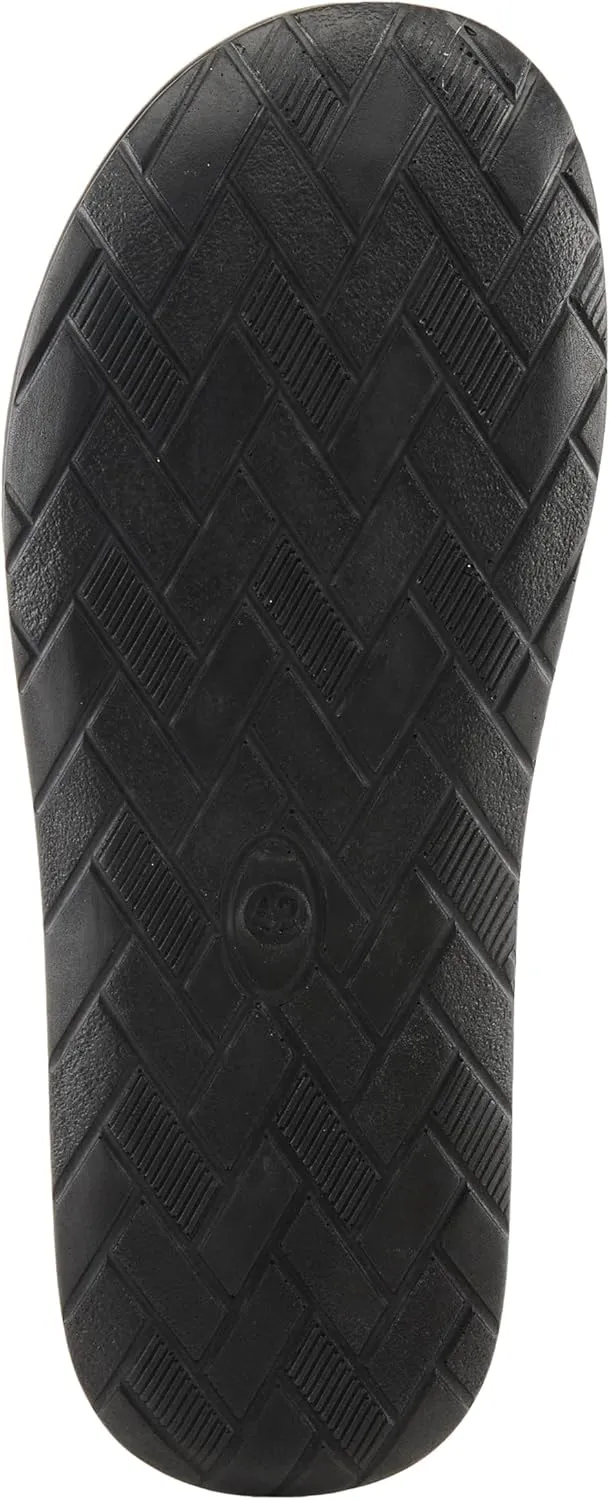 Spring Step Men's NUNZIO Leather Slide Sandals – Cushioned Footbed, Adjustable Straps, All-Day Comfort