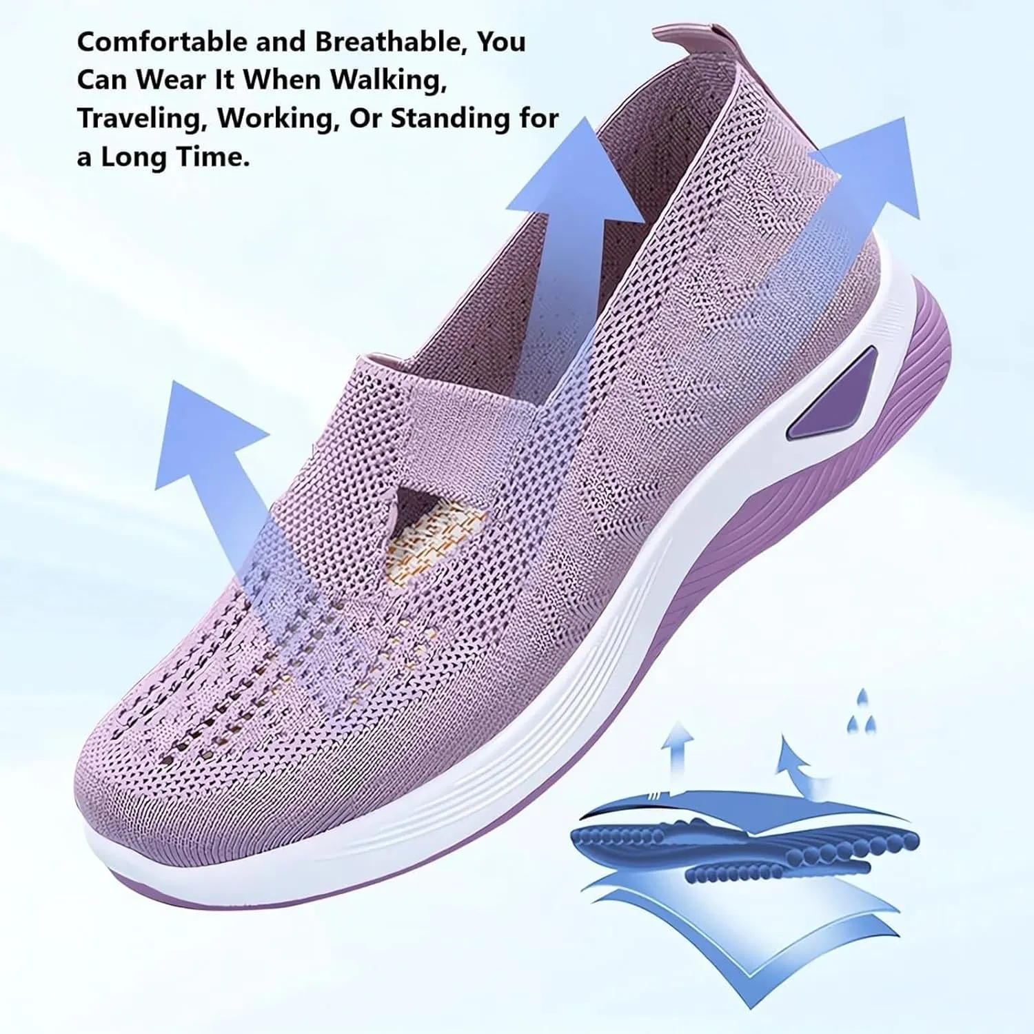 Stanceflex Shoes for Women, Stanceflex Orthopedic All-Day Comfort Sneakers, Orthopedic Shoes for Women