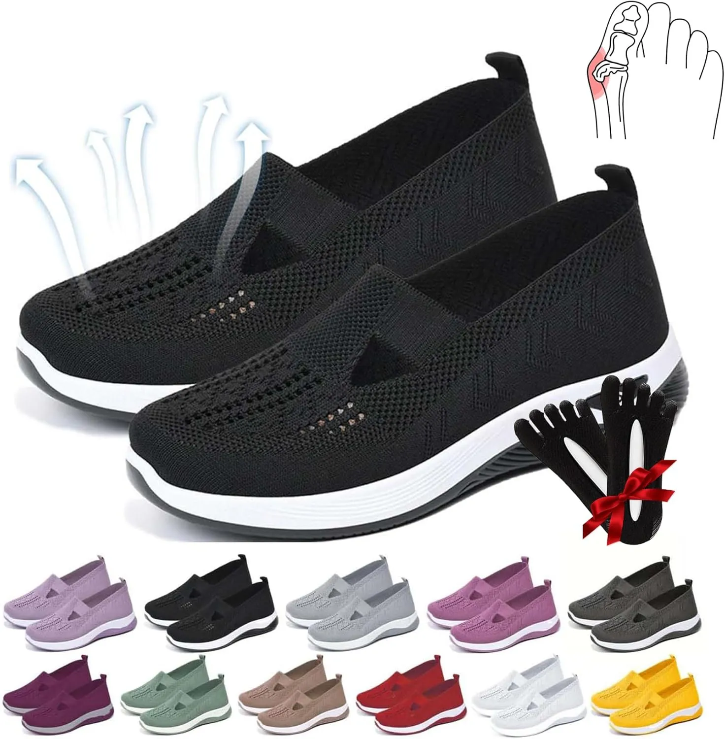 Stanceflex Shoes for Women, Stanceflex Orthopedic All-Day Comfort Sneakers, Orthopedic Shoes for Women