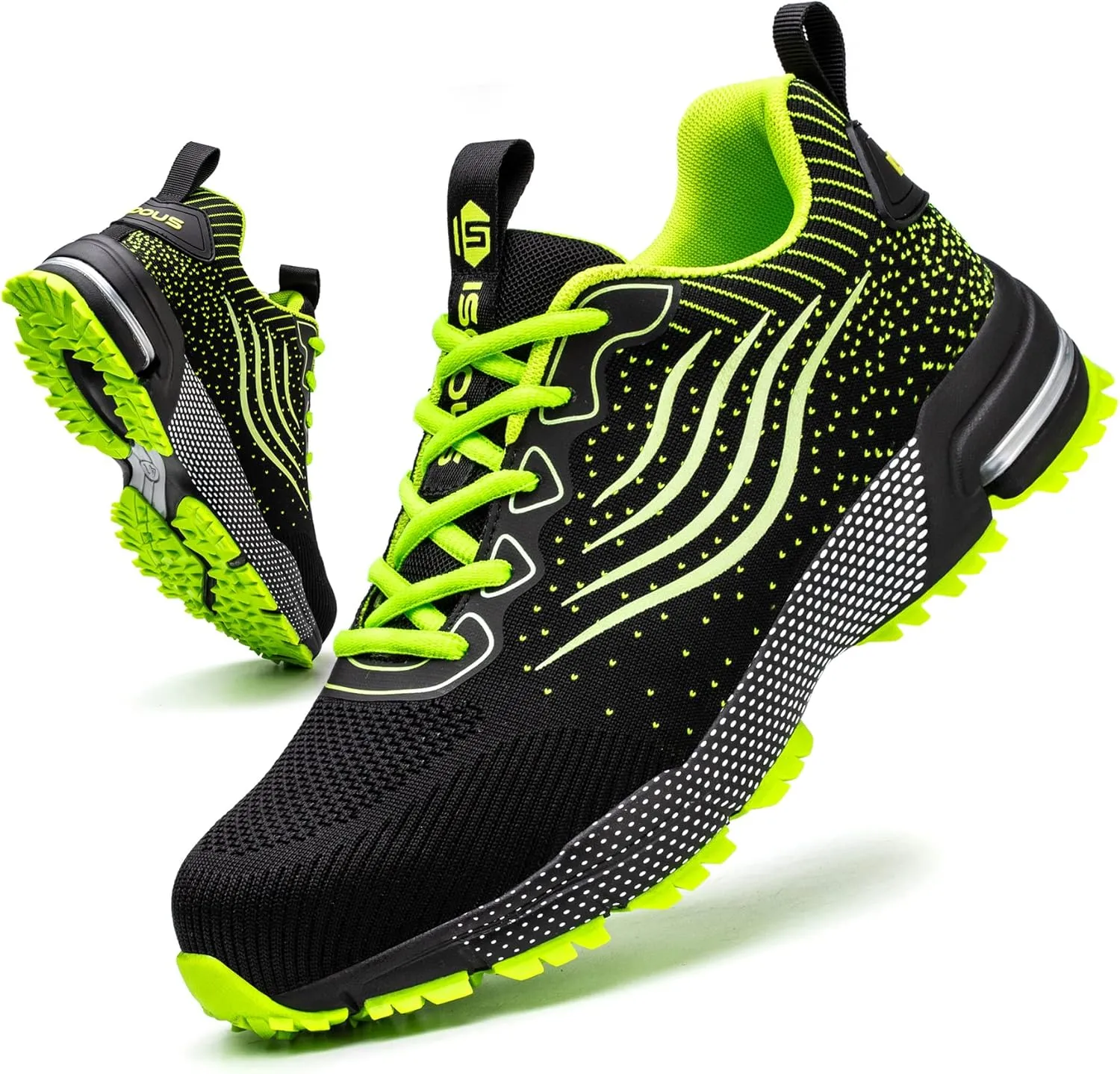 Steel Toe Shoes for Men Women Lightweight Safety Shoes Comfortable Cushion Steel Toe Sneakers Indestructible Work Shoes