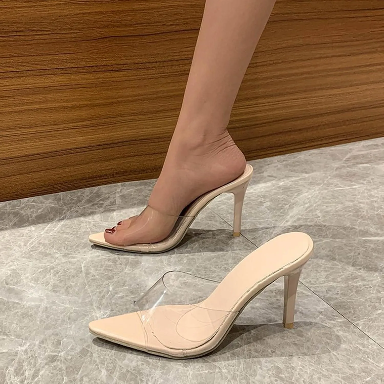 Strappy Heels for Women Prom Heeled Sandals for Women Women's Sandals Women's Chunk Low Heel Pump Sandals
