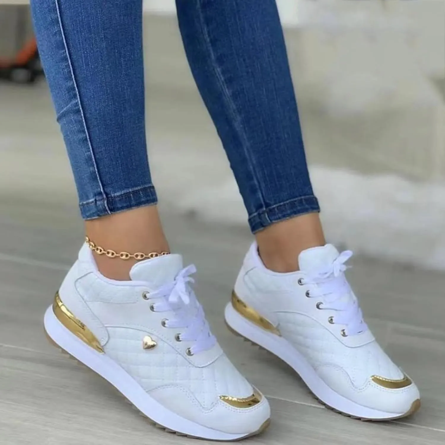 Tennis Shoes Womens Walking Sneakers for Women Black Loafers Women Closed Toe Indoor and Outdoor Christmas Tennis Shoes Comfortable Dressy Slip on