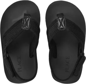 The Children's Place Boy's Baby Toddler Everyday Flip Flops with Backstrap