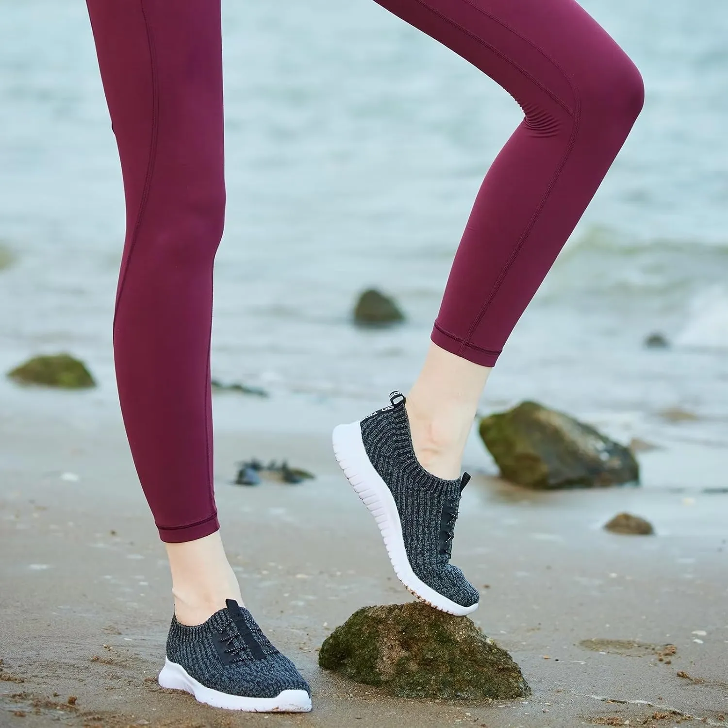 TIOSEBON Women's Slip On Walking Shoes Lightweight Casual Running Sneakers