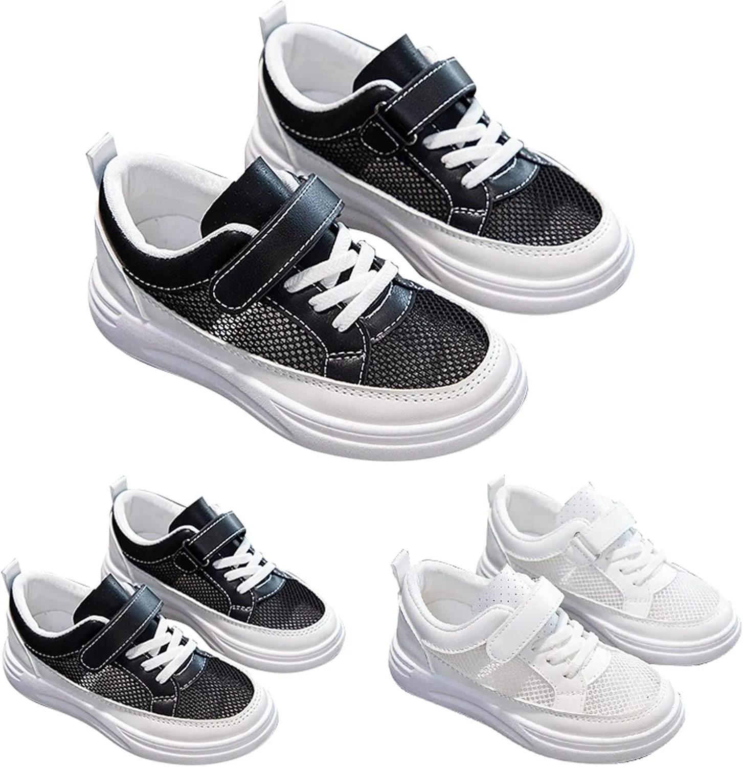 Toddler Boys Girls Tennis Shoes Kids Slip On Barefoot Shoes Wide Casual Walking Running Sneakers for Little Kid