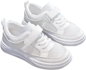 Toddler Boys Girls Tennis Shoes Kids Slip On Barefoot Shoes Wide Casual Walking Running Sneakers for Little Kid