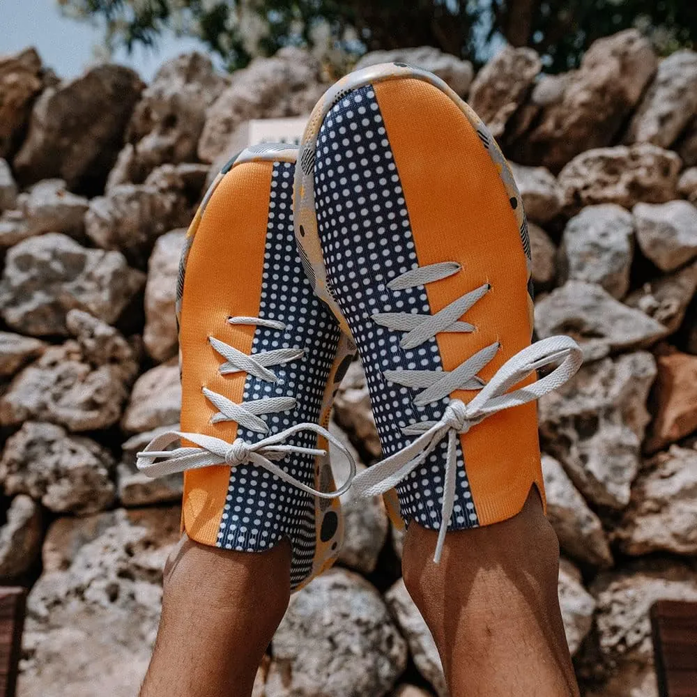 UIN Men's Fashion Sneakers Lightweight Walking Casual Slip Ons Comfortable Art Painted Athletic Travel Shoes Mijas Eye of Exploration
