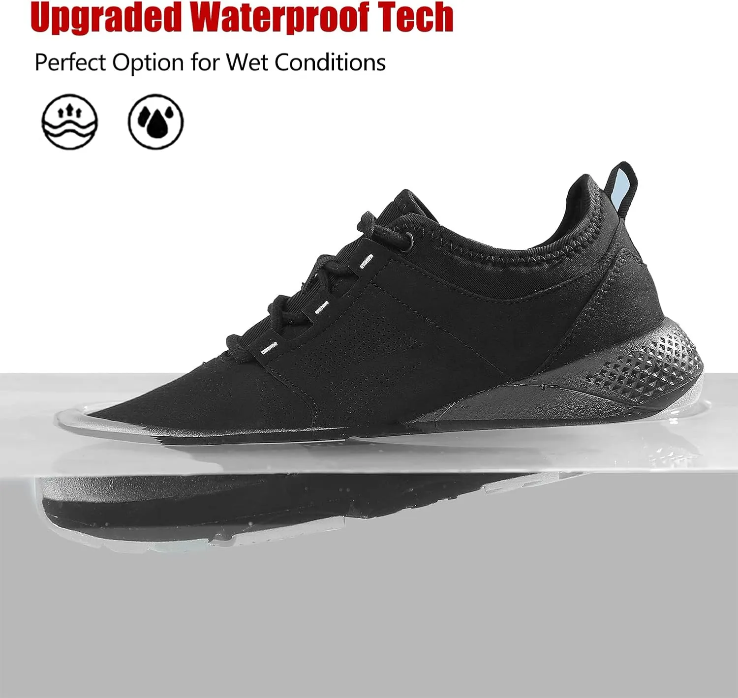 ulogu Waterproof Hiking Shoes for Men Women丨 Comfy Lightweight Non-Slip All Day Walking Work Sneakers 6-Month Warranty