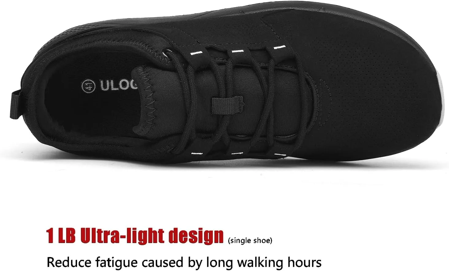ulogu Waterproof Hiking Shoes for Men Women丨 Comfy Lightweight Non-Slip All Day Walking Work Sneakers 6-Month Warranty