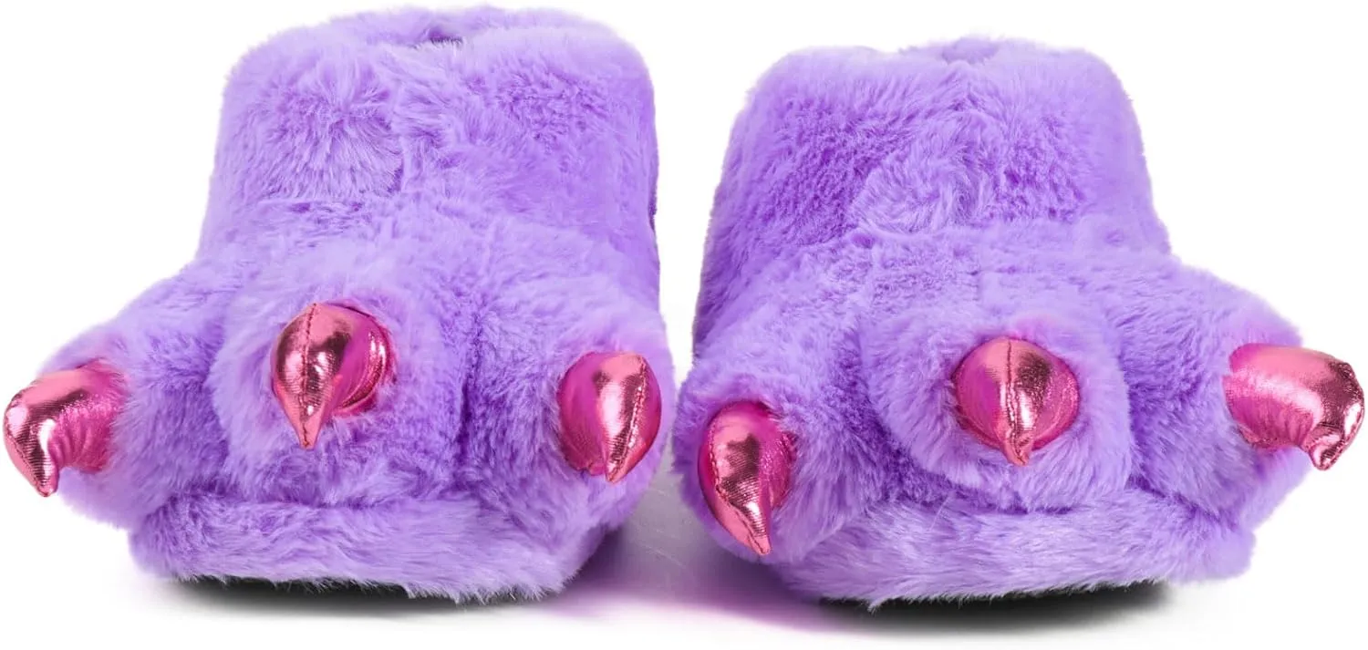 ULTRAIDEAS Animal Paw Slippers for Women and Men, Funny Claw Slippers for Adult and Kids, Unisex Cute Costume House Shoes