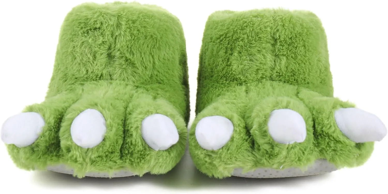ULTRAIDEAS Animal Paw Slippers for Women and Men, Funny Claw Slippers for Adult and Kids, Unisex Cute Costume House Shoes