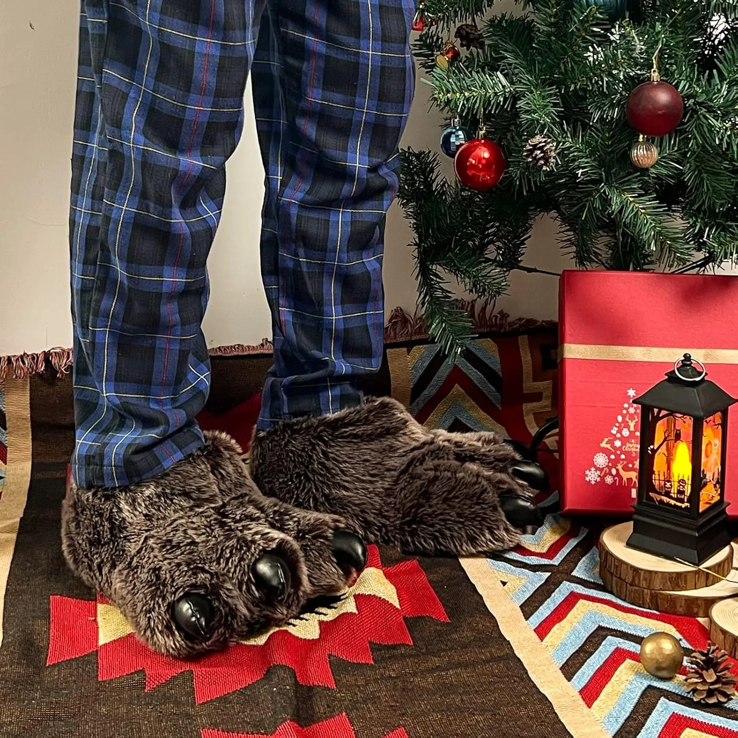 ULTRAIDEAS Animal Paw Slippers for Women and Men, Funny Claw Slippers for Adult and Kids, Unisex Cute Costume House Shoes