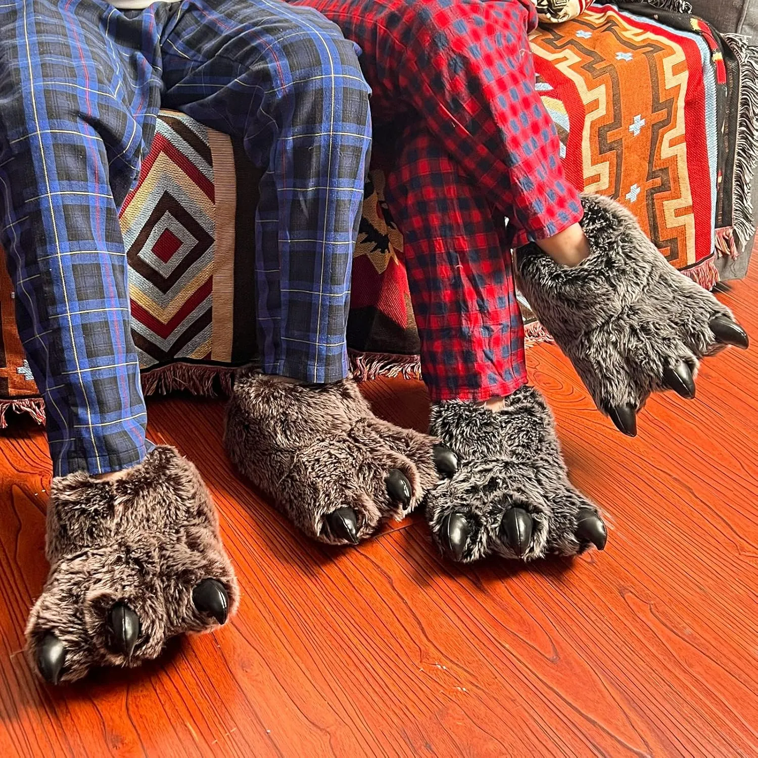 ULTRAIDEAS Animal Paw Slippers for Women and Men, Funny Claw Slippers for Adult and Kids, Unisex Cute Costume House Shoes