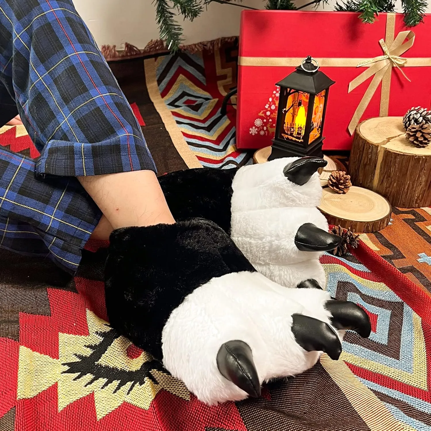 ULTRAIDEAS Animal Paw Slippers for Women and Men, Funny Claw Slippers for Adult and Kids, Unisex Cute Costume House Shoes