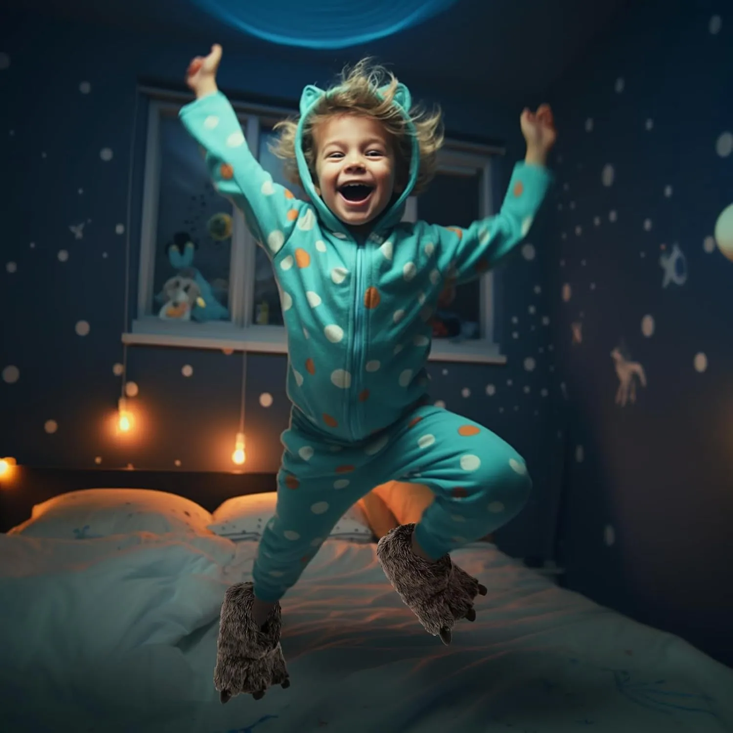 ULTRAIDEAS Animal Paw Slippers for Women and Men, Funny Claw Slippers for Adult and Kids, Unisex Cute Costume House Shoes