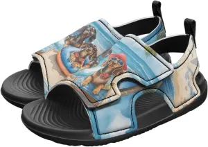 Unisex Sandals for Boys Girls Hook and Loop Sport Outdoor Hiking Athleic Sandals Open Toe Water Shoes Lightweight