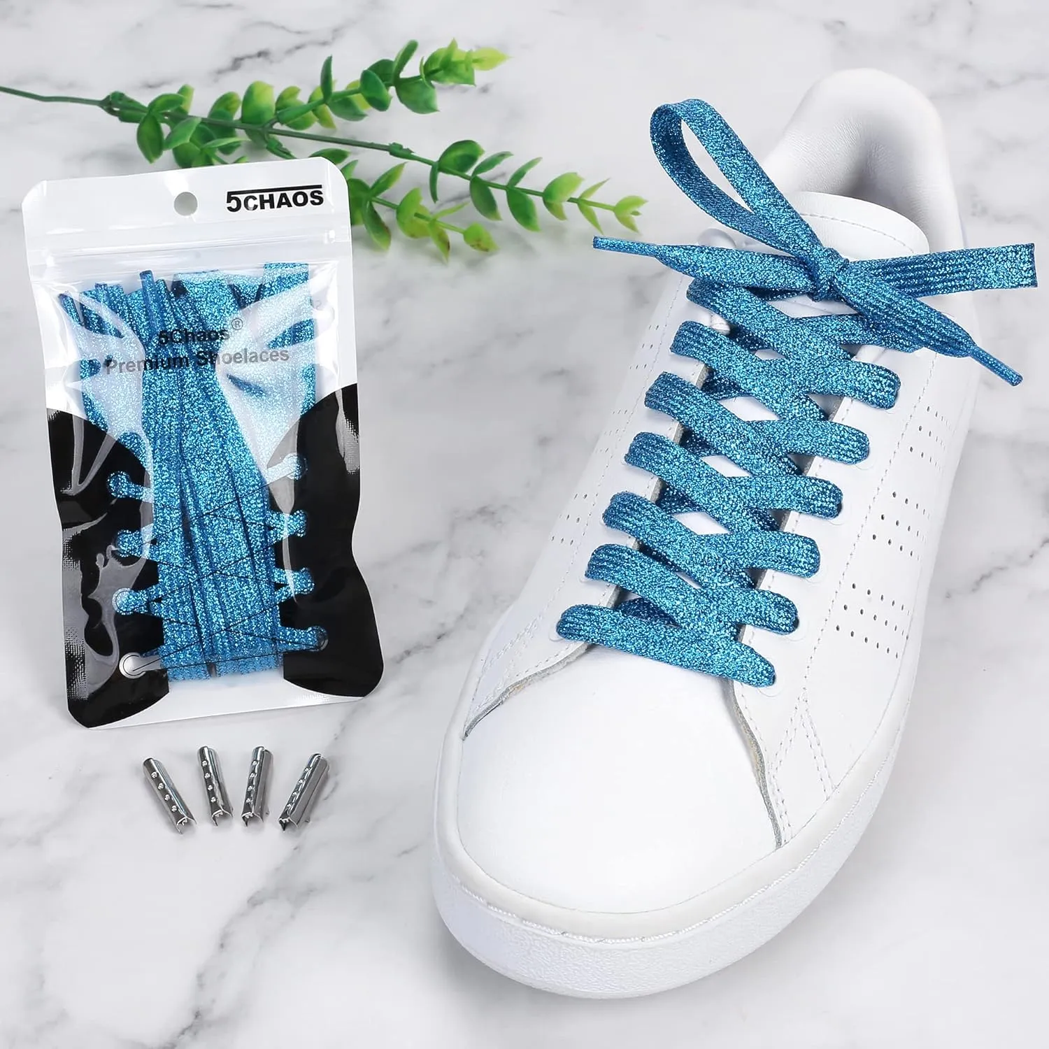 Vibrant Shoelaces for Fun, Cool Design with Metal Aglets 1 Pair