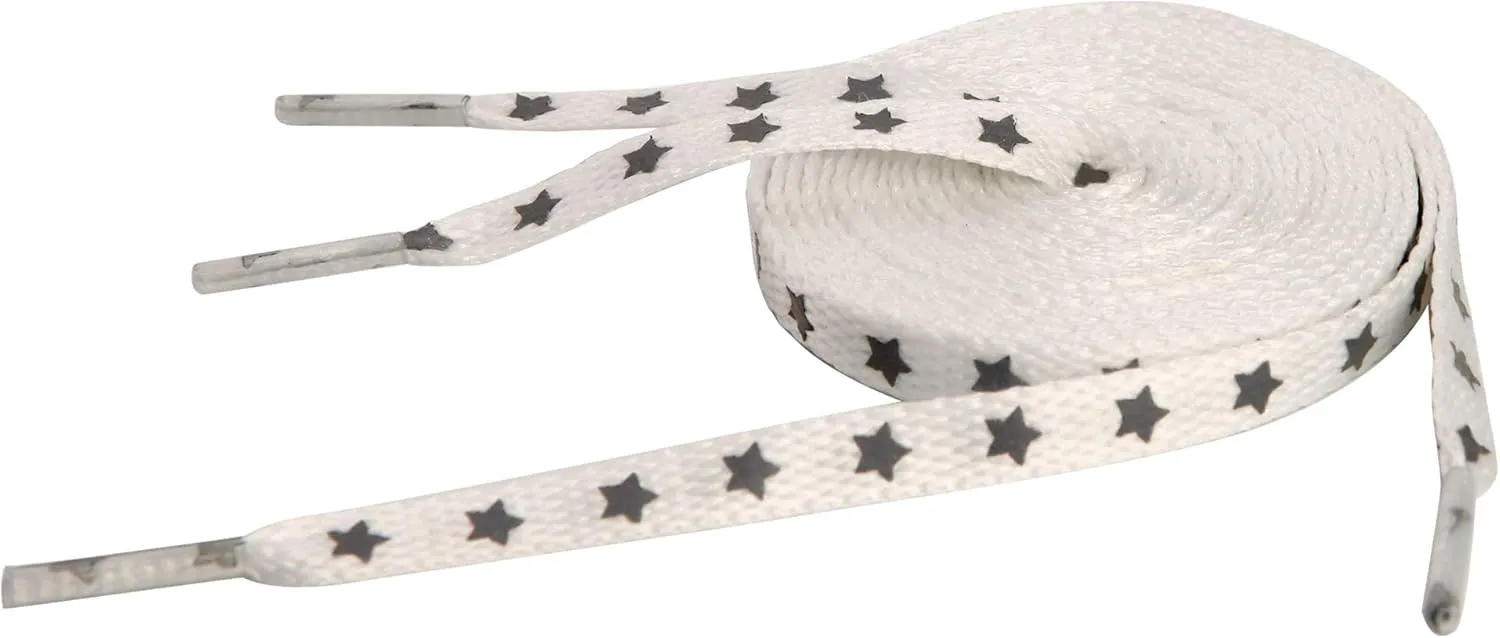 Vibrant Shoelaces for Fun, Cool Design with Metal Aglets 1 Pair