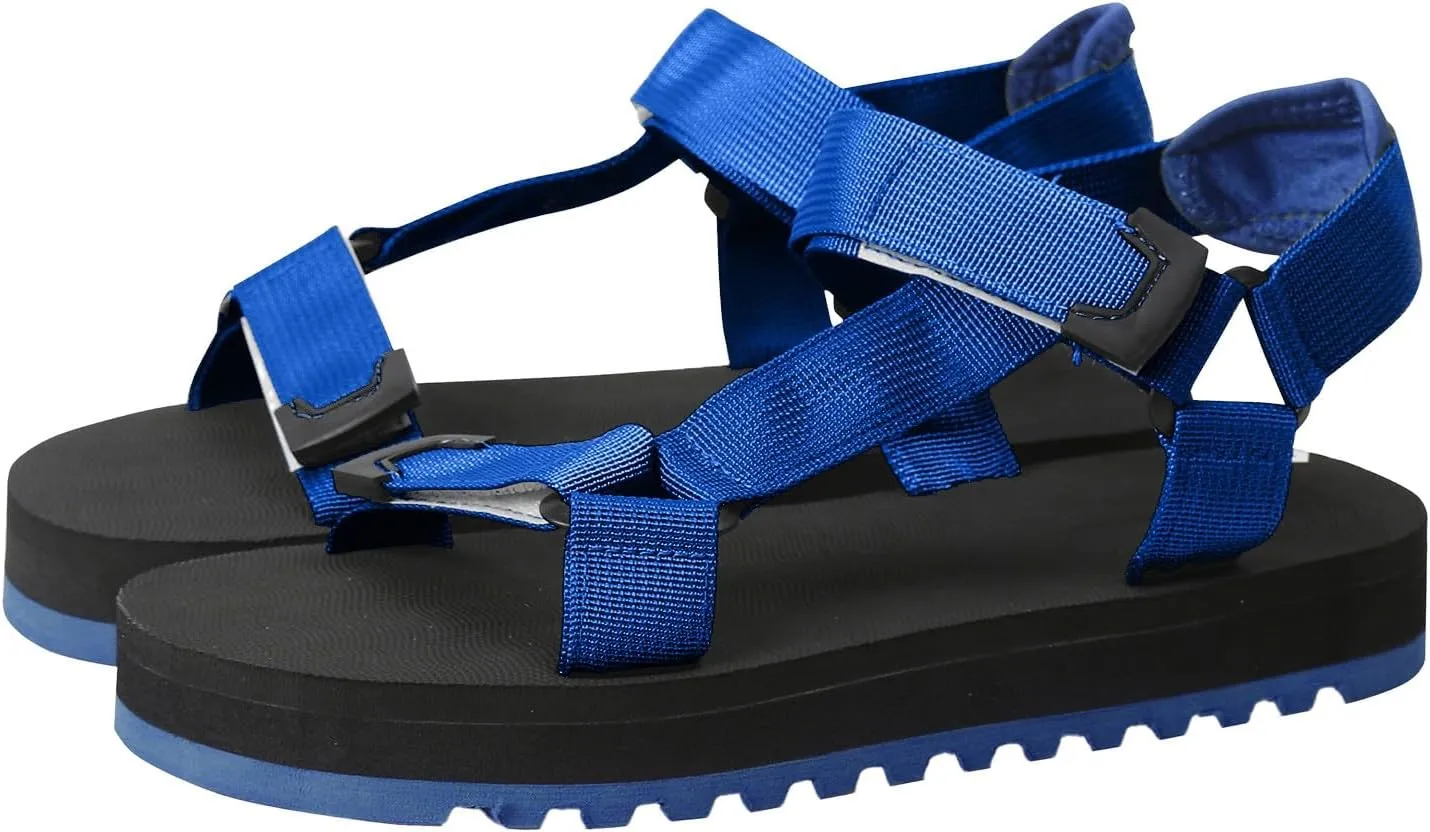 Walking Sandals Women Comfort Platform Summer Hook and Loop Open Toe Low Top Bottom Roman Style Fashion Foam Shoes