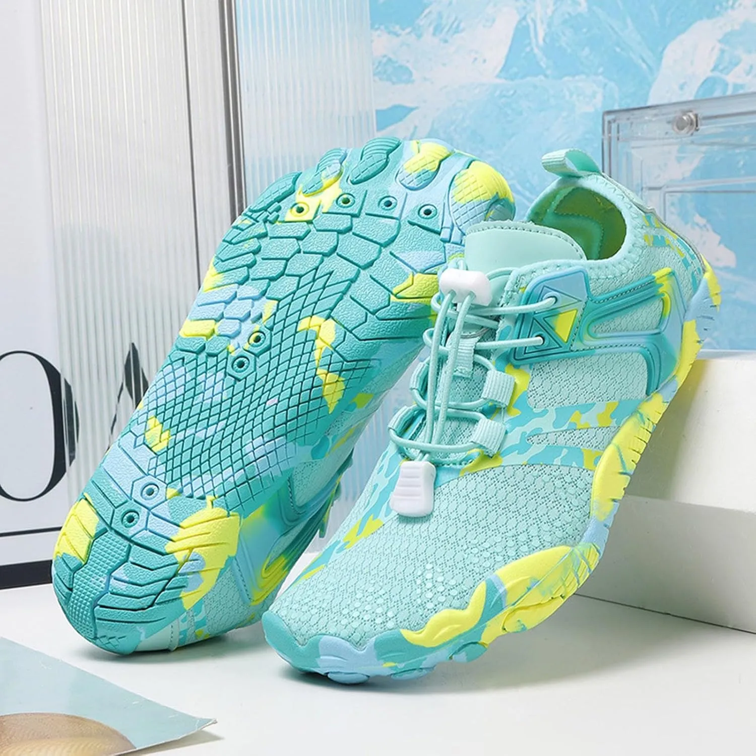 Water Shoes Mens Womens Barefoot Quick Dry Aqua Swim Beach Pool Surf Hiking Kayaking Diving Yoga Outdoor Sports Breathable