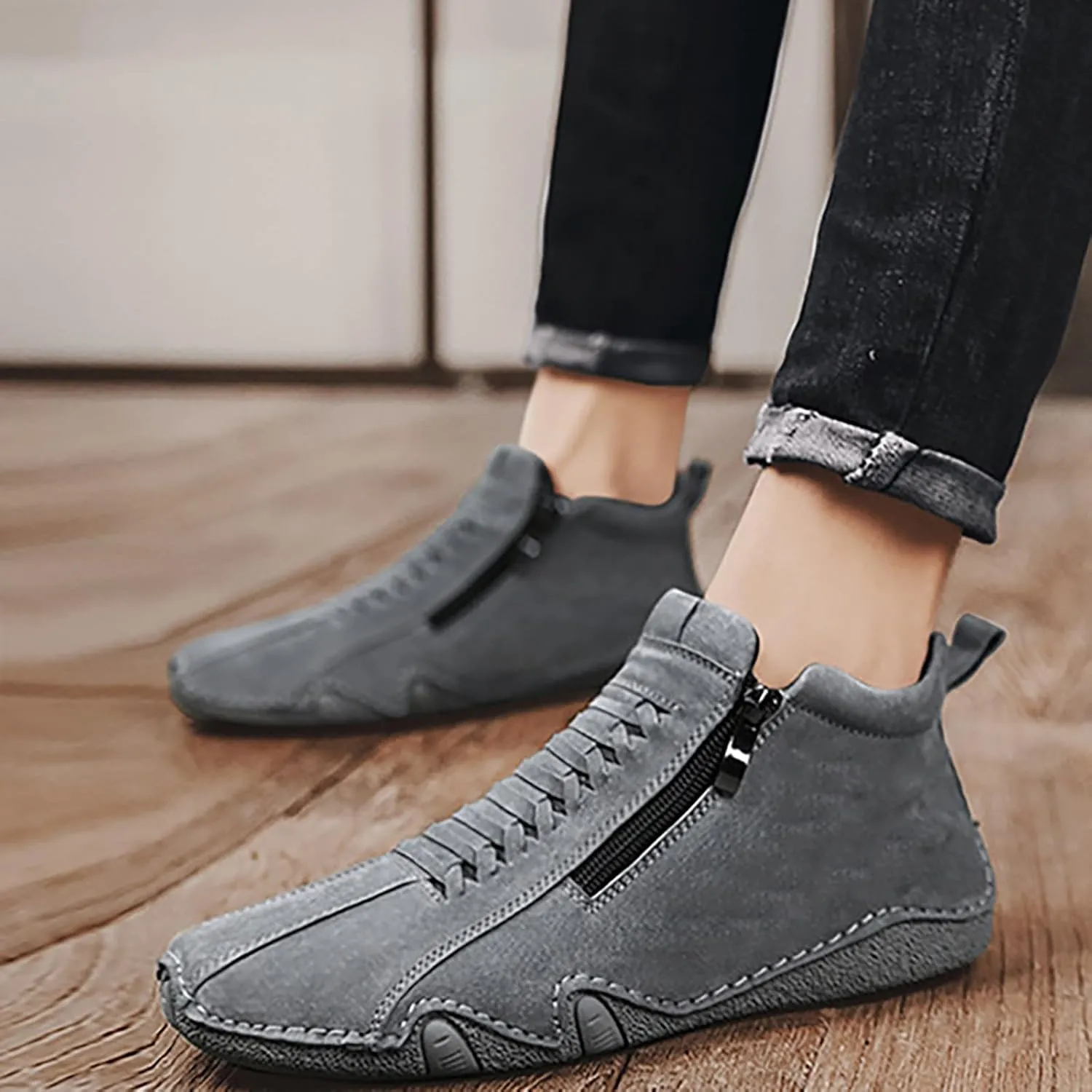 White Sneakers Men White Shoes for Men Men's Casual Slip-on Loafers Wide Toe Box Trendy Casual Men's Loafers & Slip-Ons Black Sneakers for Women