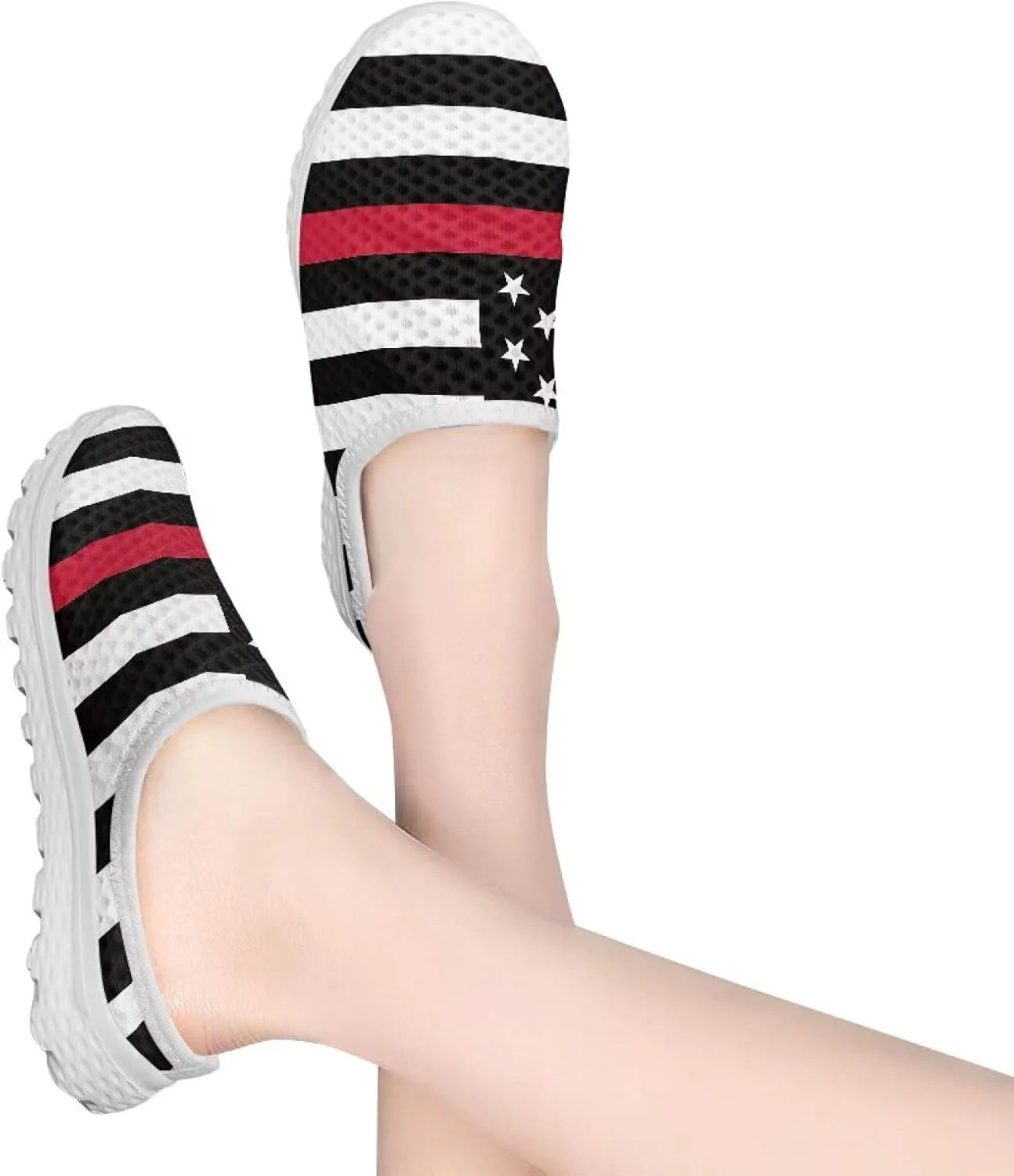 Women Half Sport Mesh Shoes - Lightweight Walking Sneakers with Soft Sole & Comfortable Insole for Daily Use