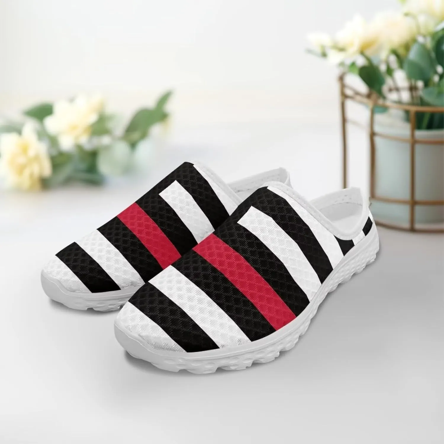 Women Half Sport Mesh Shoes - Lightweight Walking Sneakers with Soft Sole & Comfortable Insole for Daily Use