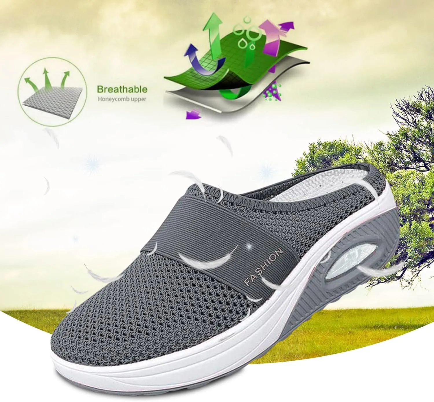 Women Shoes Casual Women Loafers Comfortable Round Toe Flats ComfortableClosed Back Lightweight Breathable Christmas Shoes for Woman Flat Shoe