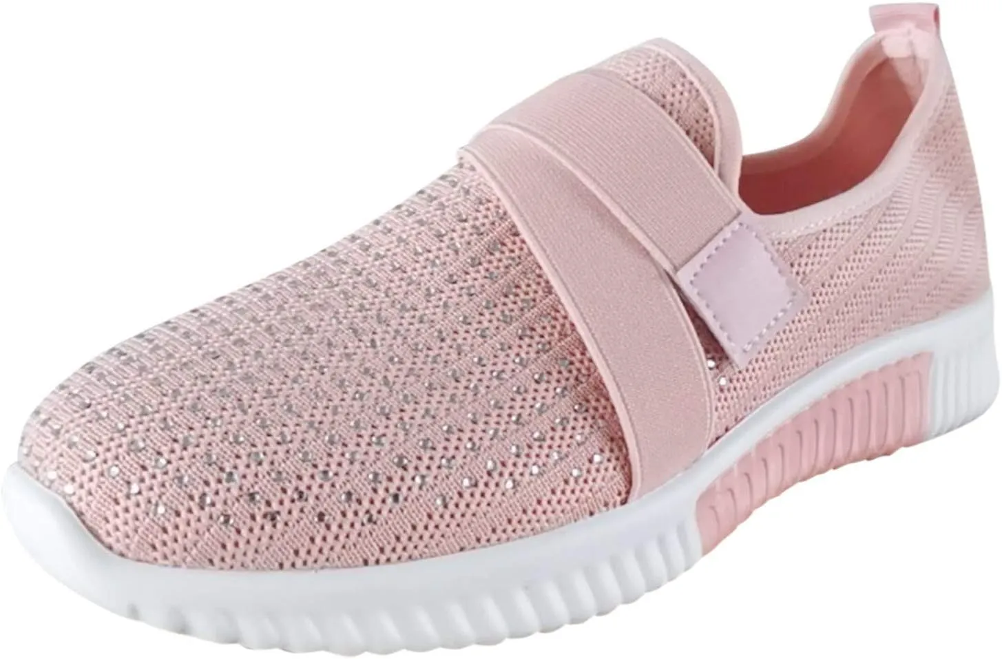 Women Tennis Shoes Soft Women’s Tennis Shoes Slip on Sneakers Women Breathable Mesh Walking Womens Sneakers