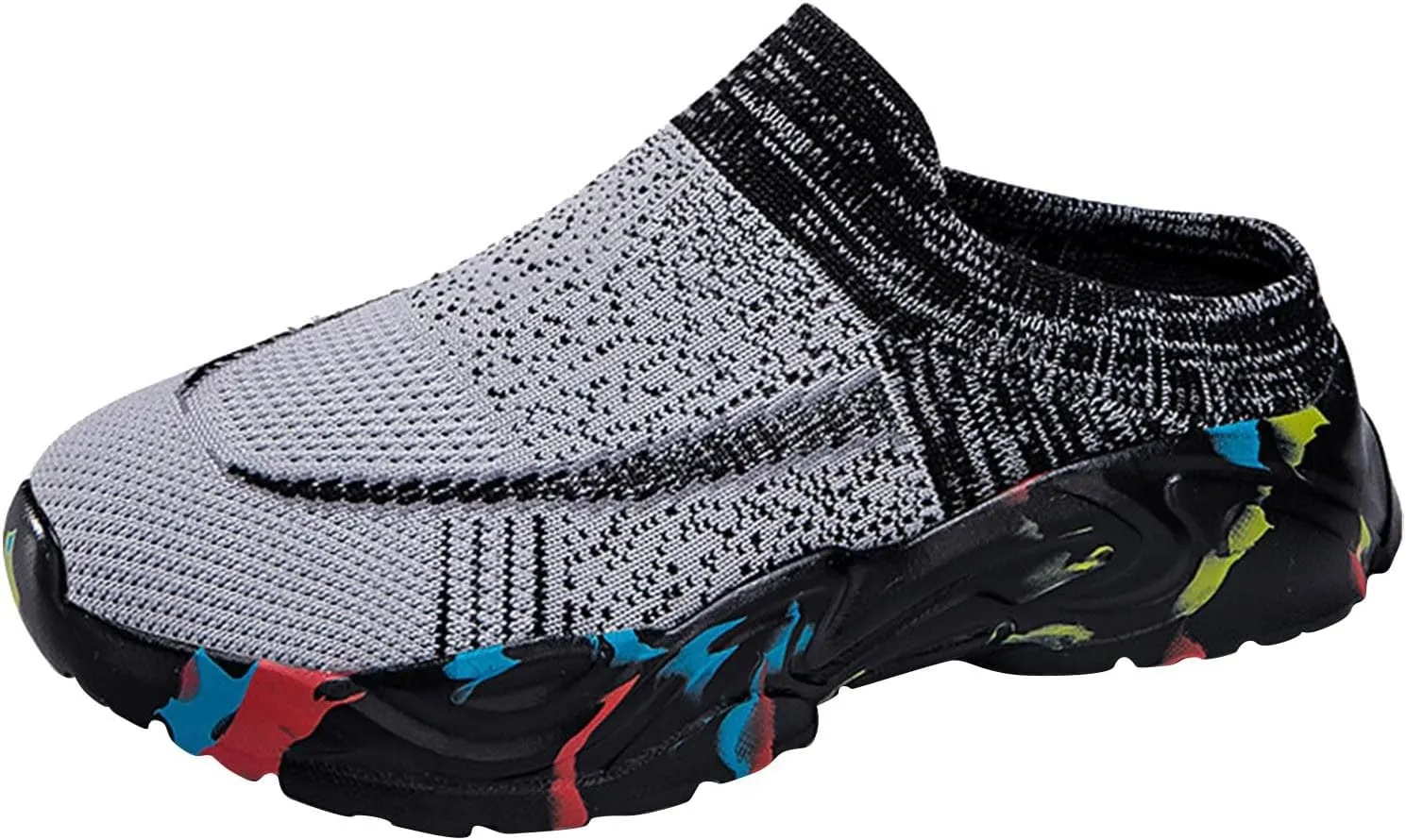 Women's Backless Walking Sneakers Summer Slip-on Running Shoes for Women Casual Ladies Casual Shoes Black Sneakers Tennis Shoe Cross Trainer Shoe