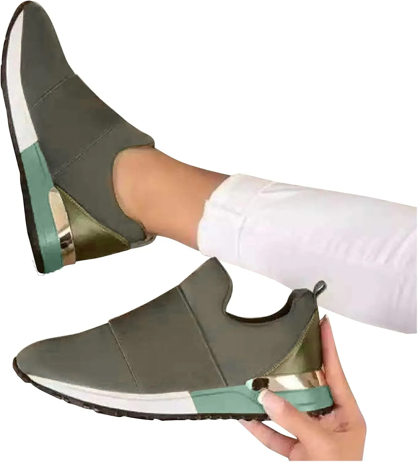 Womens Black Walking Sneakers Size 10 Mule Shoes for Women Slip On Heels Womens Size 9 1/2 Athletic Shoes Platform Sneakers for Women 2023 Non Slip Comfy Work Shoes for Women Standing All Day