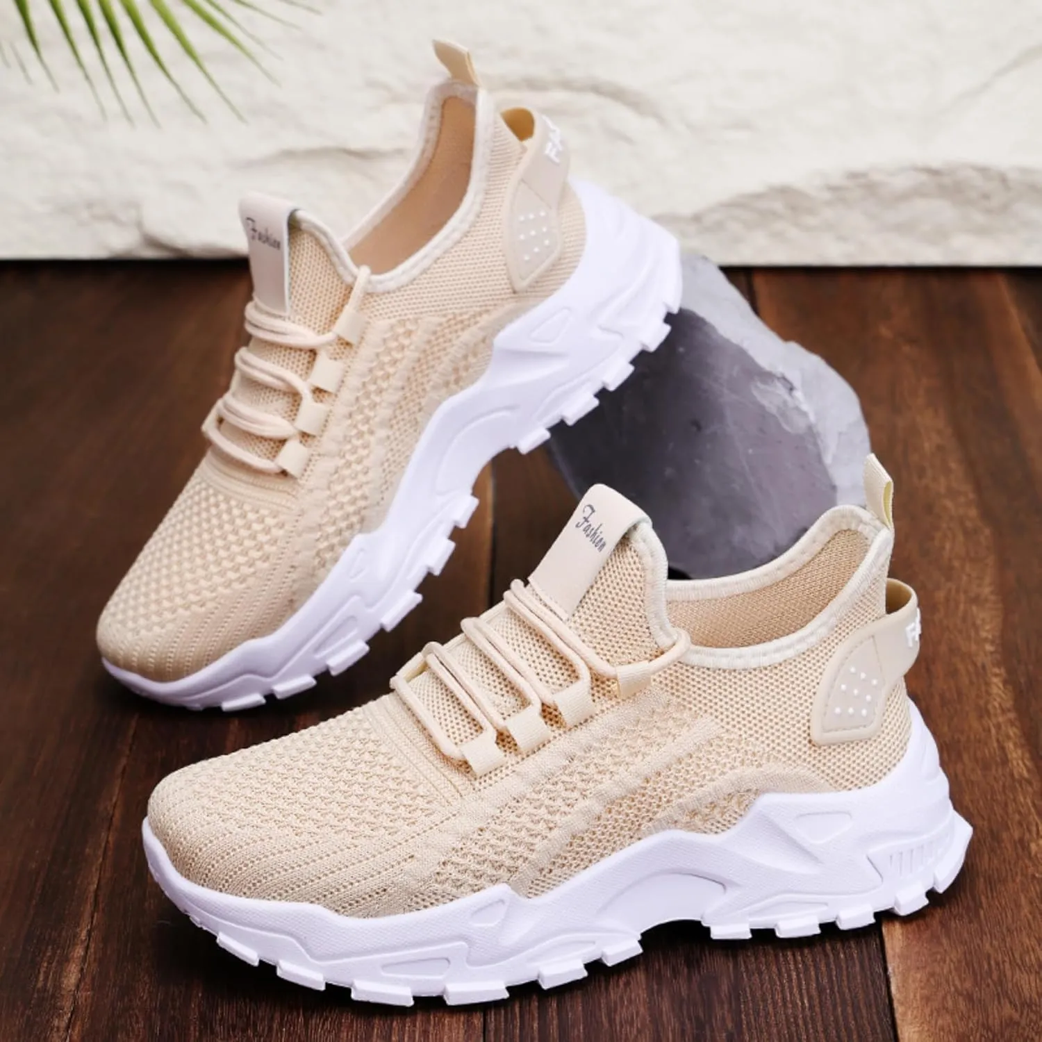 Women’s Casual Sneakers Slip-Resistant Lightweight Breathable Shoes for Walking, Gym, Travel | Flexible Sock Design with Abrasion-Resistant Sole