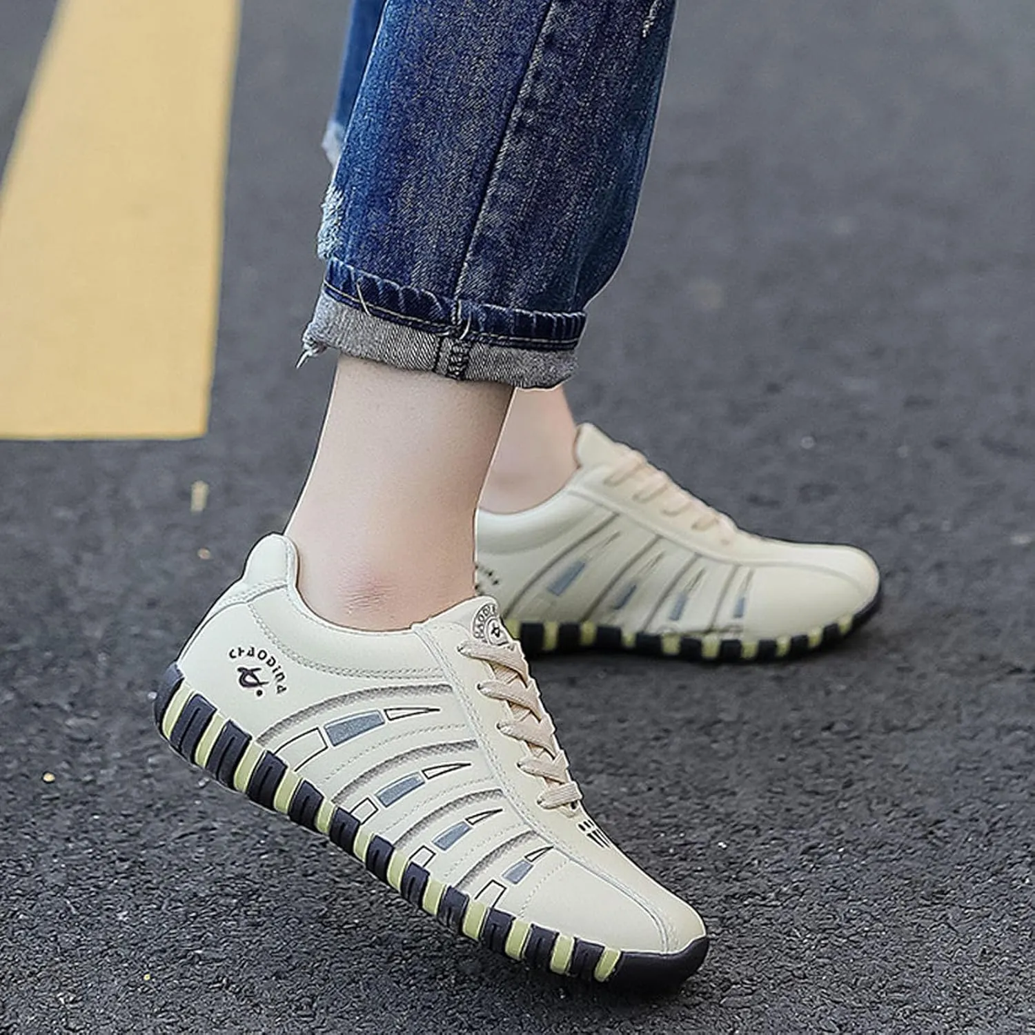 Womens Casual Walking Sneakers Fashion Walking Womens Sneakers Casual Lightweight Tennis Shoes Lace up Sneaker