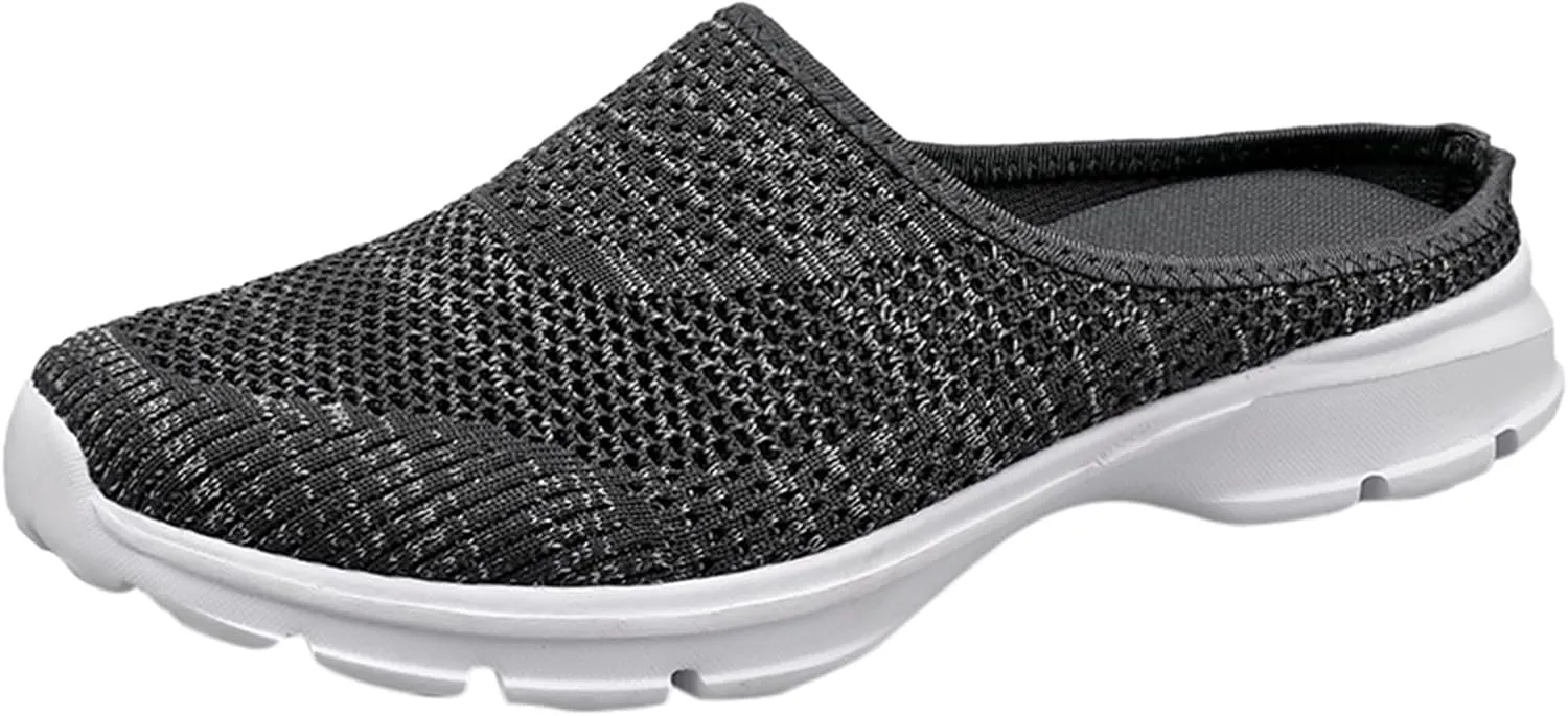 Women's Orthopedic Clogs Lightweight Platform Sandals Breathable Mesh Walking Mules Slip-On Slippers Sport Sandals