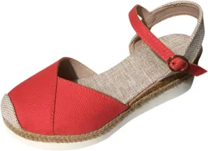 Womens Orthopedic Platform Wedge Sandals Summer Dressy Closed Toe Strappy Slip on Ankle Strap Espadrilles Sandals